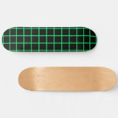 Plateforme de skateboard à grille verte néon et no (Horz)