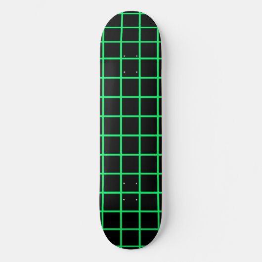 Plateforme de skateboard à grille verte néon et no (Recto)