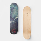 Plateforme de skateboard abstraite Cyberpunk Exit (Recto)