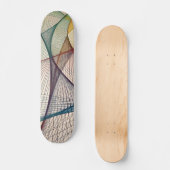 Plateforme de skateboard abstraite géométrique (Recto)