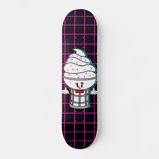 Plateforme de skateboard en forme de cône de glace (Recto)
