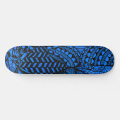 Plateforme de skateboard "Geometric Blue" (Horz)