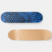 Plateforme de skateboard "Geometric Blue" (Horz)