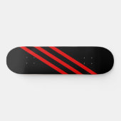 Plateforme de skateboard noire avec des diagonales (Horz)