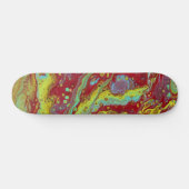 Plateforme de skateboard psychédélique de forme li (Horz)