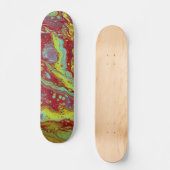Plateforme de skateboard psychédélique de forme li (Recto)