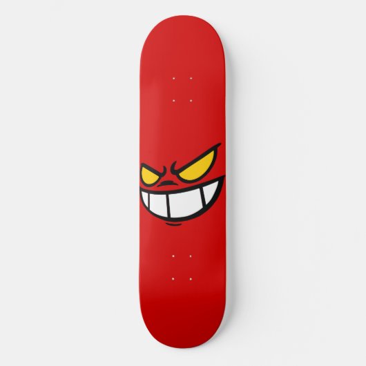 Plateforme de skateboard Rouge Gras Phantom Smile™ (Recto)