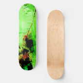 Plateforme de skateboard "Vert abstrait" (Recto)