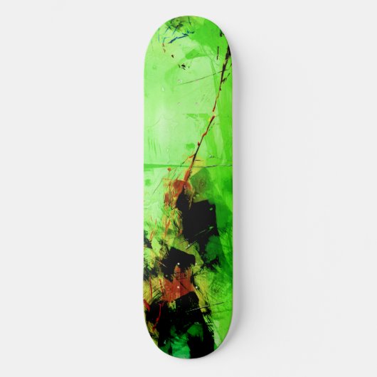 Plateforme de skateboard "Vert abstrait" (Recto)