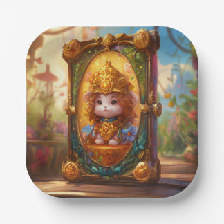 Plateful van Elegantie: Stijlvol papier Bord