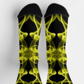Platen van gele rook op zwart sokken (Top)