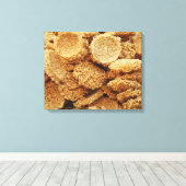 Platen van rijst ~ Aziatische zoetwaren Canvas Afdruk (Insitu (Houten vloer))