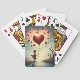 Platenkaarten voor valentijn pokerkaarten