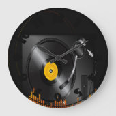 Platenspeler Clock Grote Klok (Voorkant)