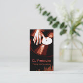 Platenspeler DJ Visitekaartje (Staand voorkant)