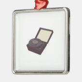 Platenspeler Metalen Ornament (Links)