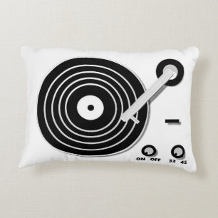 Platenspeler Pillow Accent Kussen