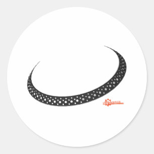 Platenspeler Platter - DJ Djing Disc Jockey Muziek Ronde Sticker