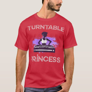 Platenspeler Princess Dj Beatmaker Dance Music Dj T-shirt