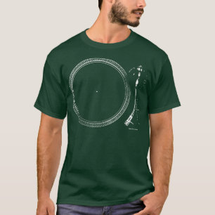 Platenspeler Retro Muziek  Audio Vinyl Record P T-shirt