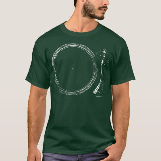 Platenspeler Retro Muziek  Audio Vinyl Record P T-shirt