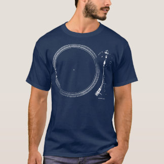 Platenspeler Retro Muziek  Audio Vinyl Record P T-shirt