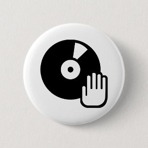 Platenspeler Ronde Button 5,7 Cm