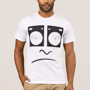Platenspeler Sad Face_1 T-shirt
