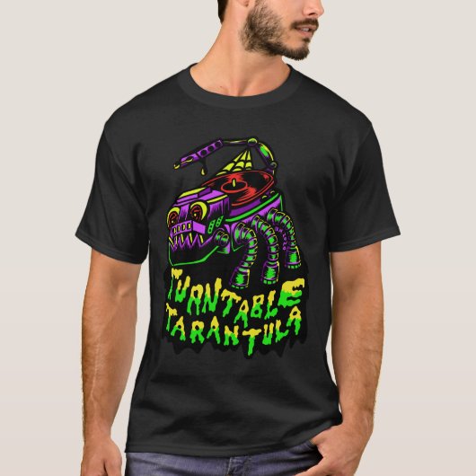 Platenspeler Tarantula T-Shirt (Voorkant)