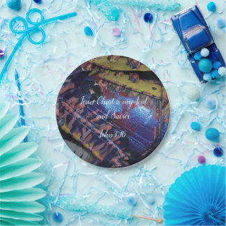 Plates follower of Christ ministry plate Papieren Bordje