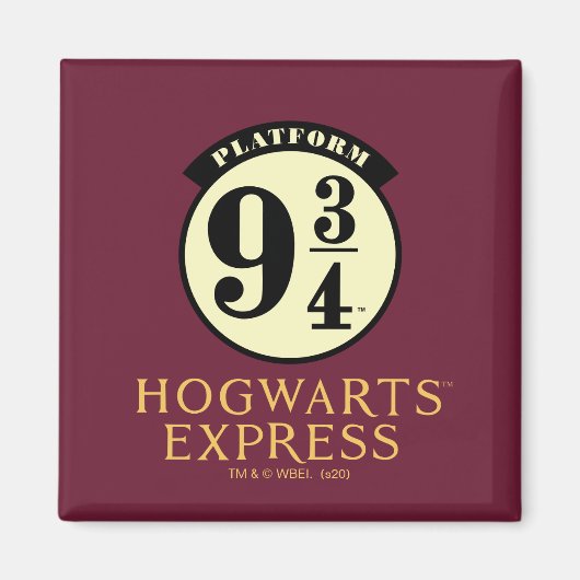 Platform 9 3/4 HOGWARTS™ EXPRESS Icoon Magneet (Voorkant)