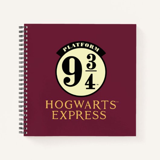 Platform 9 3/4 HOGWARTS™ EXPRESS Icoon Notitieboek (Voorkant)