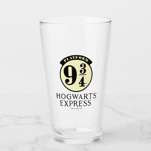 Platform 9 3/4 HOGWARTS™ EXPRESS-pictogram Glas (Voorkant)