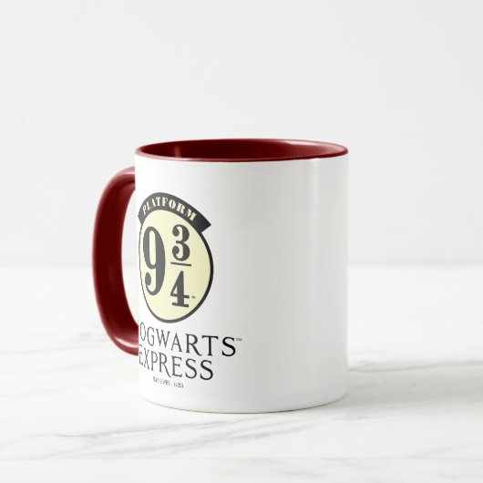 Platform 9 3/4 HOGWARTS™ EXPRESS-pictogram Mok (Voorkant links)