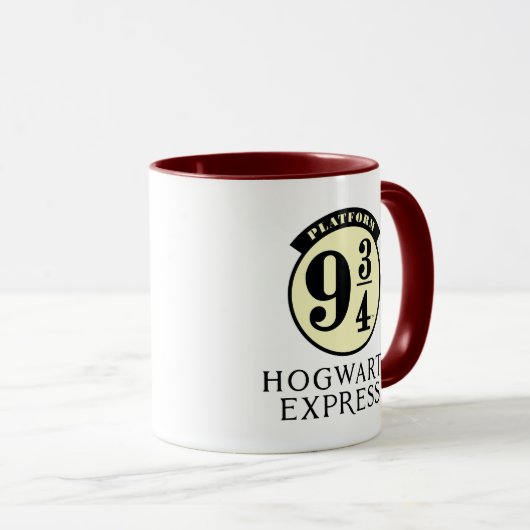 Platform 9 3/4 HOGWARTS™ EXPRESS-pictogram Mok (Voorkant rechts)