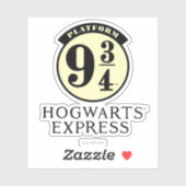 Platform 9 3/4 HOGWARTS™ EXPRESS-pictogram Sticker (Vel)