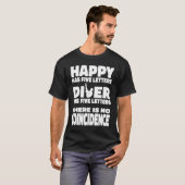 Platform Diver Happy  Springboard Diving T-shirt (Voorkant volledig)