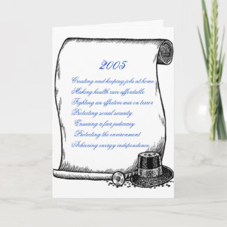 Platform DNC voor 2005 Groeten van de Vakantie Feestdagen Kaart