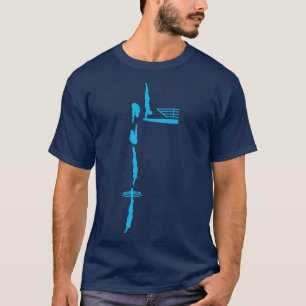 Platform Duiken Concurrerende Duiker Kunst T-shirt