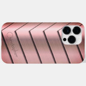 Platina Brons Roestvrij Staal Print Case-Mate iPhone Case (Achterkant (horizontaal))