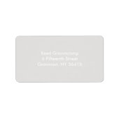 Platina Etiket (Voorkant)