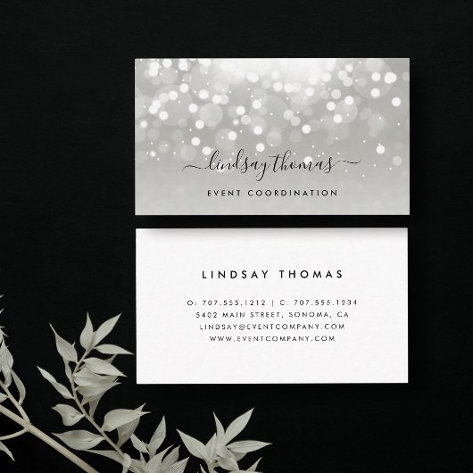 Platina Glow Visitekaartje