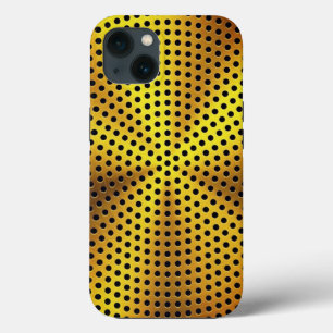 Platina goud Roestvrij staal Print iPhone 13 Hoesje