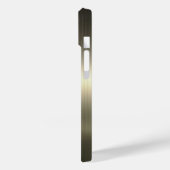 Platina goud Roestvrij staal Print Case-Mate iPhone Case (Achterkant / Links)