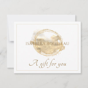 Platina Gouden Glitter Sieraden Cadeaubon