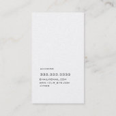 Platina Grid Visitekaartje (Achterkant)