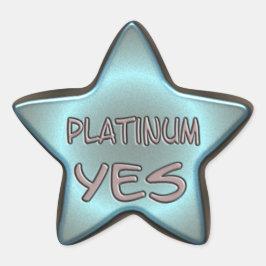 Platina Ja Ster Sticker