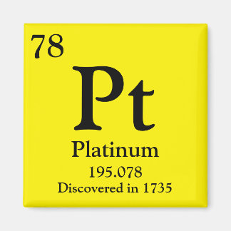 Platina Periodieke Tabel Magneet