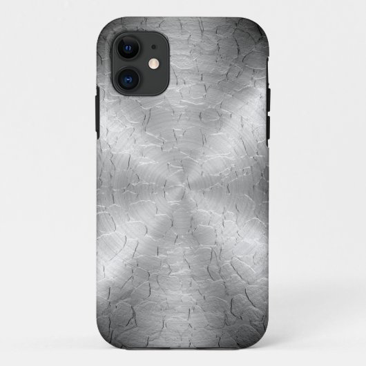 Platina Roestvrij staal Metaal Case-Mate iPhone Case (Achterkant)