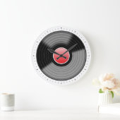 Platine Vinyle Classique Horloge Murale LP (Maison)